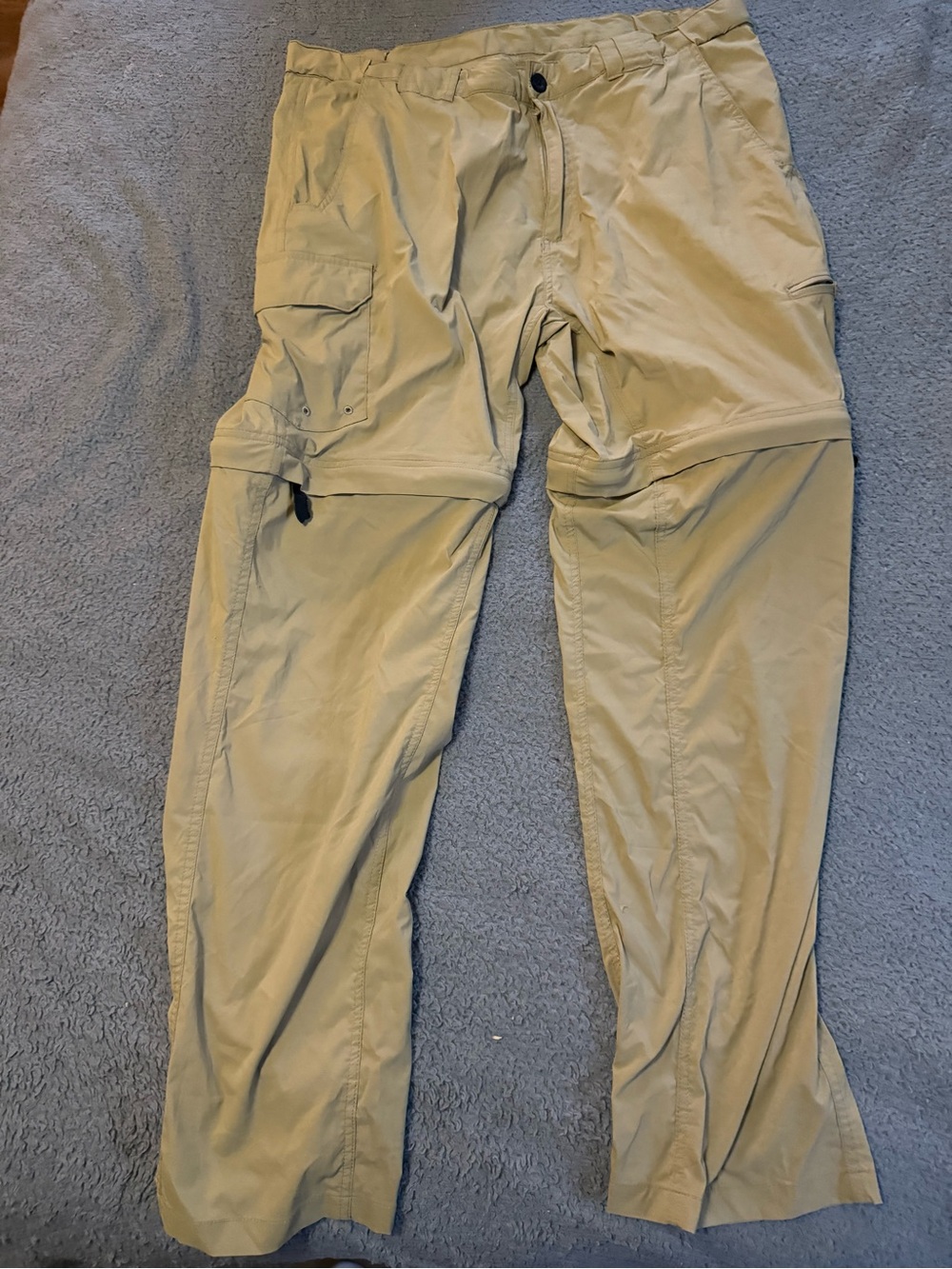 Magellan Outdoors Men's Convertible Cargo Pants - Tan